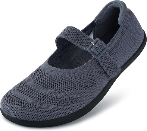Whitin Women's Women's Mary Jane Flats + Wide Toe Box + Zero Drop Sole + in Kuwait