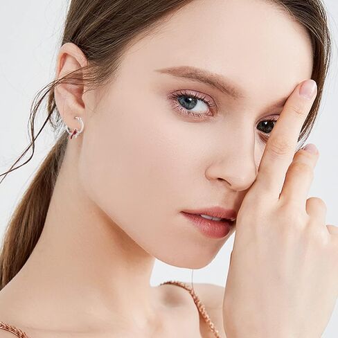Pet Paw Earrings S925 Sterling Silver Cat Dog Openwork Wide Claw Hoop أقراط Rose Gold Paw مجوهرات للنساء عيد ميلاد عيد ميلاد in Kuwait