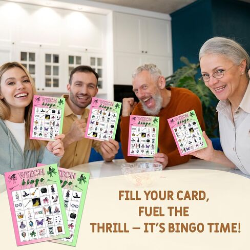 لعبة Halloween Bingo، ألعاب حفلات الهالوين السعيدة للبالغين، بطاقات ألعاب البنغو الحلوة أو المعالجة لأنشطة مجموعة كبيرة من أصدقاء العائلة، مستلزمات ديكور حفلات عطلات الخريف، 05 in Kuwait
