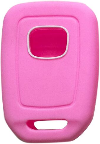 تغطية FOB الرئيسية لـ Honda Accord 4 Buttons Silicone Key FOB Case Remote Fit for Honda Accord Civic CR-V HR-V 2014 2015 2017 2017 2018 2019 2020 2021 2022 丨 MLBHLIK6-1T 35118-T2A-A20 丨 (Blue) in Kuwait
