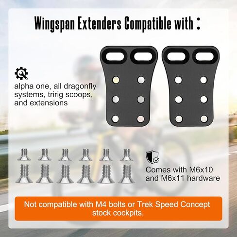 تحل موسعات Wingspan محل موسعات كأس الذراع الثلاثية، وموسع الألومنيوم لدراجات الترياتلون، وامتداد الوصول القابل للتعديل لزيادة الراحة، وإكسسوارات الدراجة وأجزاء لأداء الترياتلون - M in Kuwait