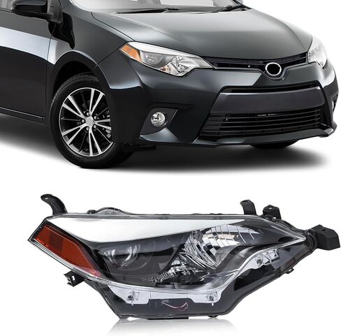 Headlights Fit for 2014-2016 Toyota Corolla Passenger Side & Driver Side in Saudi Arabia
