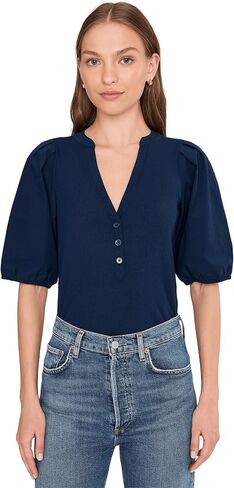 Madewell Women's Puff Sleeve Knit Top in Saudi Arabia