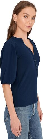 Madewell Women's Puff Sleeve Knit Top in Saudi Arabia
