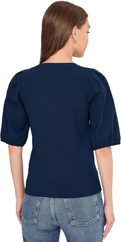 Madewell Women's Puff Sleeve Knit Top in Saudi Arabia