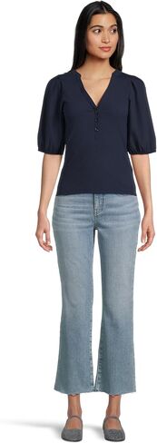 Madewell Women's Puff Sleeve Knit Top in Saudi Arabia