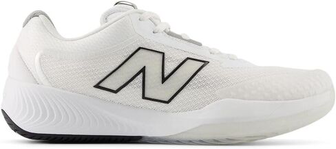 New Balance Women's FuelCell 996 V6 Tennis Shoe, Black/White/Ambient Light, 8 in Saudi Arabia