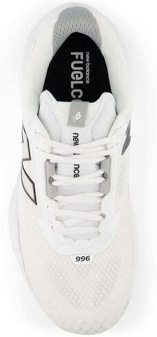 New Balance Women's FuelCell 996 V6 Tennis Shoe, Black/White/Ambient Light, 8 in Saudi Arabia