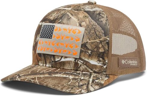 Columbia Unisex PHG Game Flag Mesh Snap Back, Cedar/White/Dog Flag, One Size in Kuwait