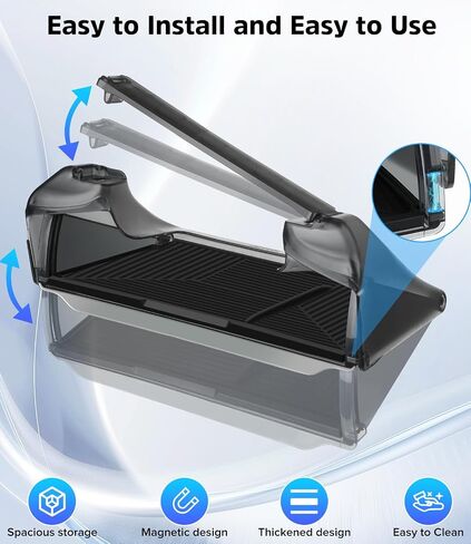 Custom-Fit Center Console Organizer Under Screen Storage Box with Anti-Slip Mat for Tesla Cybertruck 2024 2025, Easy Install Tray for Tesla Cybertruck Accessories in Kuwait