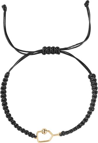 Handmade Pickleball Bracelet, Adjustable Woven Cord, Sports Jewelry Gift, Set of 2 in Saudi Arabia