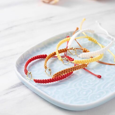 Handmade Pickleball Bracelet, Adjustable Woven Cord, Sports Jewelry Gift, Set of 2 in Saudi Arabia