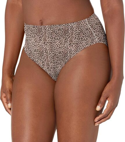 Bali Women's Comfort Revolution Easylite Hi-Cut Panty, DFEL62, Rustic Berry Red, 6 in Saudi Arabia