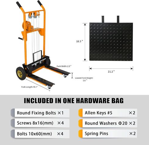 مواد حاملة الحاملة مواد البليت الهاوية ، مكدس يدوي ، 440 رطلا ، 35.4 "أقصى رفع ، شاحنة البليت الهيدروليكية dolly ، العجلات دوارة رفع طاولة الجدول ، 9.1" العجلات المطاطية شوكية مع منصة فولاذية in Kuwait