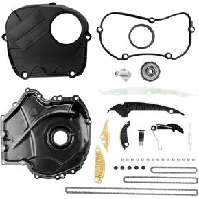 TKC8002 طقم سلسلة توقيت المحرك مع سلسلة دليل السكك الحديدية الموتر يصلح لتشيفي الاعتدال كابتيفا | يصلح لبويك ريجال فيرانو | يصلح لجي إم سي تيرين | يصلح لبونتياك، 2.0 2.2 2.4L، يستبدل #12680750 in Kuwait