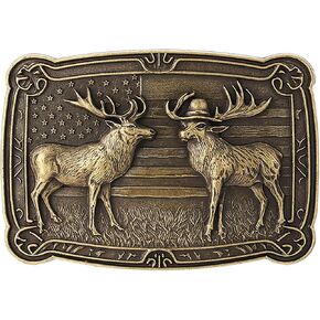 مشبك الحزام الغربي للرجال عتيقة رعاة البقر روديو تكساس الابازيم الحزام الثيران لونجورن in Kuwait