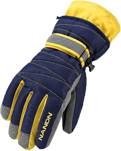 Men Winter Motorcycle Ski Snow Gloves Waterproof Windproof Fleece Warm Mitten in Saudi Arabia