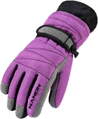 Men Winter Motorcycle Ski Snow Gloves Waterproof Windproof Fleece Warm Mitten in Saudi Arabia