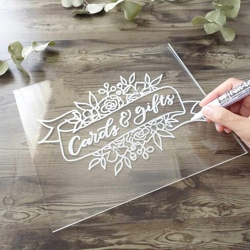 Uniqooo 20 Pack Black Acrylic Sign Sign Table Number ، 5 × 7 بوصة ، ورقة أكريليك DIY لحامل رقم جدول الزفاف ، علامات موقف عرض لأحداث الحفلات ، المكتب (قاعدة غير متضمنة) in Saudi Arabia