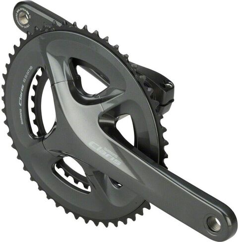 Shimano Claris FC-R2000 Crankset - 175mm, 8-Speed, 50/34t, 110 BCD, Hollowtech II Spindle Interface, Black in Saudi Arabia