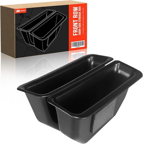 4PCS Ford Explorer 2016-2019 Front and Rear Row Door Storage Box Organizer Tray Phone Container Pocket Insert Tray Armrest Organizer Container in Saudi Arabia