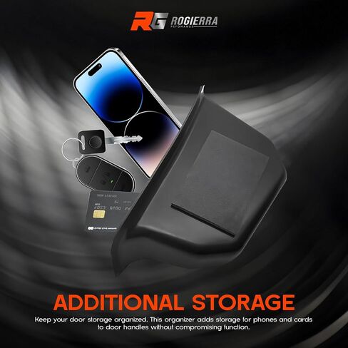 4PCS Ford Explorer 2016-2019 Front and Rear Row Door Storage Box Organizer Tray Phone Container Pocket Insert Tray Armrest Organizer Container in Saudi Arabia