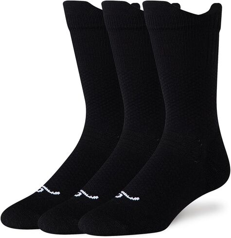 Move Compression Socks for Basketball & Running 25-35mmHG - Sports Crew socks with Shock Absorption, Anti-Blister, Moisture Wicking in Saudi Arabia