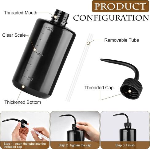 6Pcs 1000ml/34oz Wash Bottles,Plastic Squeeze Bottles,Clear Water Squirt Bottle,Tattoo Wash Bottle,Safety Watering Tools with Narrow Mouth for Tattoo Succulent Watering Medical Lab in Saudi Arabia