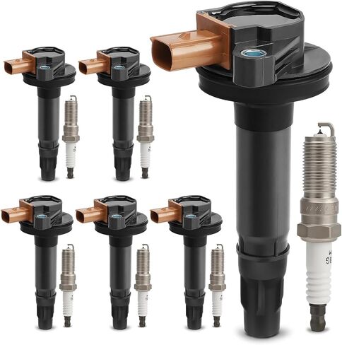 Set of 4 Ignition Coil Pack 2007 2008 2009 2010 2011 2012 Compatible with Nissan Altima Versa Sentra Cube Rogue Frontier 2013 2014 2015 Infiniti M56 FX50 QX60 QX70 2.5L 2.0L 1.8L Replace# UF549 in Kuwait