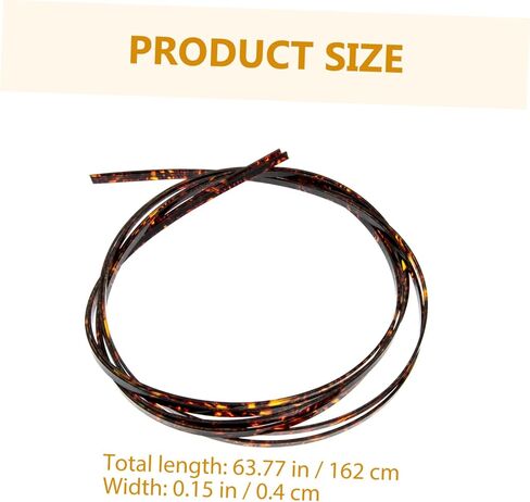 2pcs Guitar Edging Strips Wooded Guitar Part Fingertip Protector Easy Application Luthier Tools in Saudi Arabia