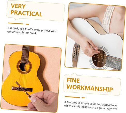 2pcs Guitar Edging Strips Wooded Guitar Part Fingertip Protector Easy Application Luthier Tools in Saudi Arabia