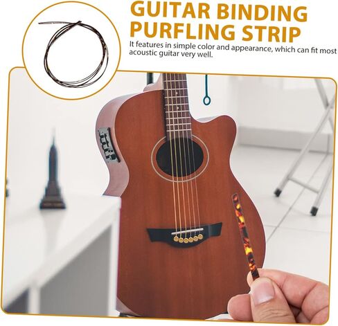 2pcs Guitar Edging Strips Wooded Guitar Part Fingertip Protector Easy Application Luthier Tools in Saudi Arabia