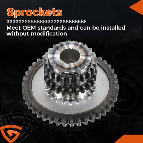 TKC8002 Engine Timing Chain Kit w/Chain Guide Rail Tensioner Fit For Chevy Equinox Captiva | Fit For Buick Regal Verano | Fit For GMC Terrain | Fit For Pontiac, 2.0 2.2 2.4L, Replaces# 12680750 in Kuwait