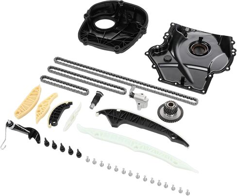 TKC8002 Engine Timing Chain Kit w/Chain Guide Rail Tensioner Fit For Chevy Equinox Captiva | Fit For Buick Regal Verano | Fit For GMC Terrain | Fit For Pontiac, 2.0 2.2 2.4L, Replaces# 12680750 in Kuwait