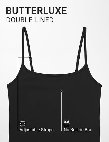 قمصان قصيرة مبطنة مزدوجة من CRZ YOGA Butterluxe للنساء، قمصان ناعمة غير رسمية برقبة سكوب، قمصان يوغا صيفية للخروج بدون أكمام in Saudi Arabia