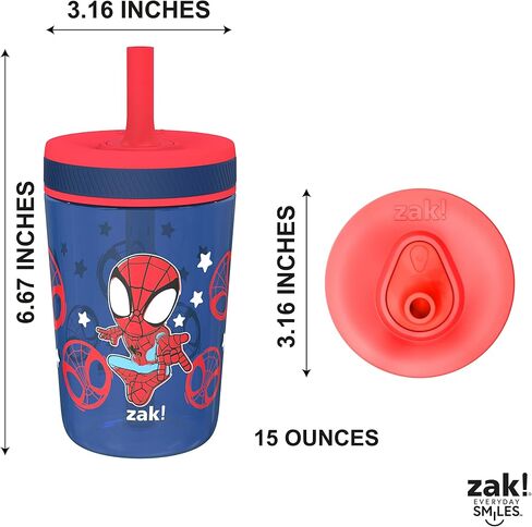 تصمم Zak Disney Moana 2 Kelso Toddler Cups للسفر أو في المنزل ، وأكؤوس بلاستيكية متين من البلاستيك مع تصميم مقاوم للتسرب مثالي للأطفال (Moana ، Maui ، Simea) in Saudi Arabia