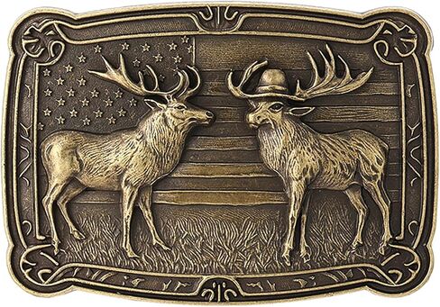 مشبك الحزام الغربي للرجال عتيقة رعاة البقر روديو تكساس الابازيم الحزام الثيران لونجورن in Kuwait