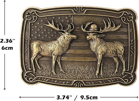 مشبك الحزام الغربي للرجال عتيقة رعاة البقر روديو تكساس الابازيم الحزام الثيران لونجورن in Kuwait