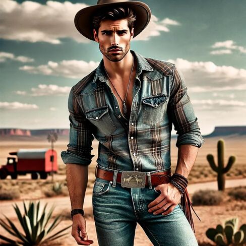 مشبك الحزام الغربي للرجال عتيقة رعاة البقر روديو تكساس الابازيم الحزام الثيران لونجورن in Kuwait