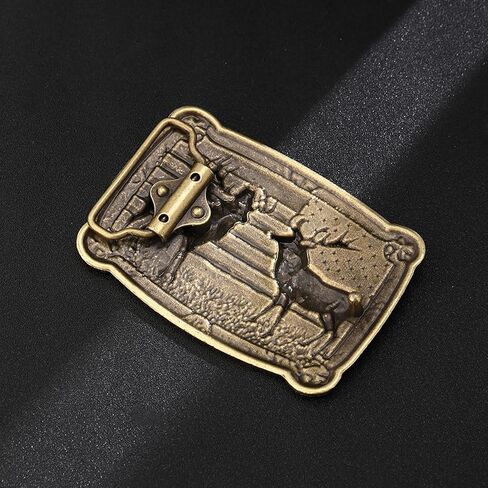 مشبك الحزام الغربي للرجال عتيقة رعاة البقر روديو تكساس الابازيم الحزام الثيران لونجورن in Kuwait