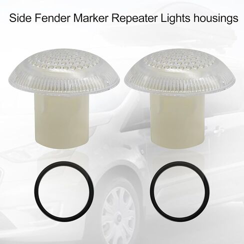 LED 2 Pcs Side Marker Lights Pair LED Lamp Turn Signal Lamp Lights Kits Compatible with Ford Transit Connect 2010-2021 Replace 9T1Z13K376A in Saudi Arabia