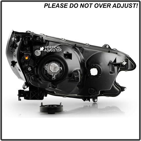 KEEKPO - For 2012-2014 Honda CR-V CRV Black Headlights Headlamps Assembly Pair Set Replacement Driver & Passenger Side in Kuwait