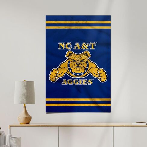 Desert Cactus North Carolina A&T State University Poster Aggies NC A&T 11 x 17 Inch Room Office Décor Decoration Official Fan Gear (11x17 inch, Version 3) in Saudi Arabia