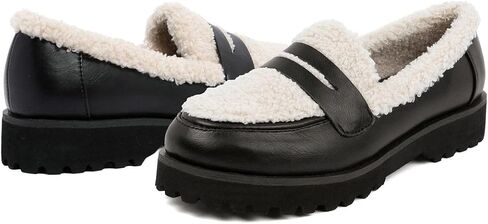 Jones New York Women Platform Slip On Chunky Loafers Shoes Penny Loafers for Ladies in Saudi Arabia
