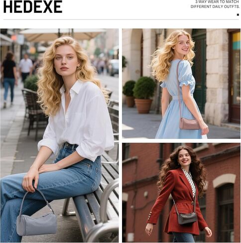 حقائب كروس من الجلد الطبيعي للنساء: حقائب كتف صغيرة مصممة وحقائب يد هوبو عصرية للسيدات in Kuwait