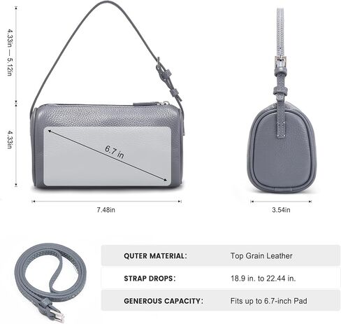 حقائب كروس من الجلد الطبيعي للنساء: حقائب كتف صغيرة مصممة وحقائب يد هوبو عصرية للسيدات in Kuwait