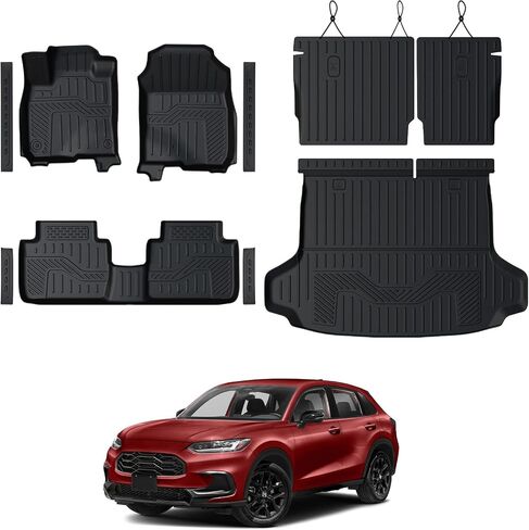 Floor Mats Set for 2018-2025 2026 Honda Odyssey Accessories, Full Coverage All Weather Floor Mats Lower Cargo Mat & Door Sill Guards for Honda Odyssey Minivan in Kuwait