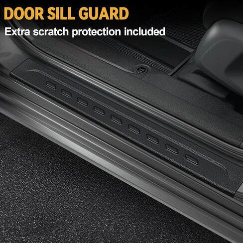 Floor Mats Set for 2018-2025 2026 Honda Odyssey Accessories, Full Coverage All Weather Floor Mats Lower Cargo Mat & Door Sill Guards for Honda Odyssey Minivan in Kuwait