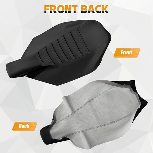 Seat Cover Compatible with 2000-2012 Yamaha Big Bear 400, Heavy Duty Leather ATV Seat Cover Replacement, Black in Kuwait