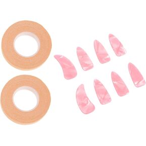 أغطية أظافر توريتي جوزينج مع واقيات أصابع سميكة من البودرة وأشرطة لاصقة، تصميم مريح للاعبي جوزينج لحماية الأظافر من أجل التدريب والأداء in Kuwait